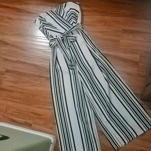 Striped jumpsuit